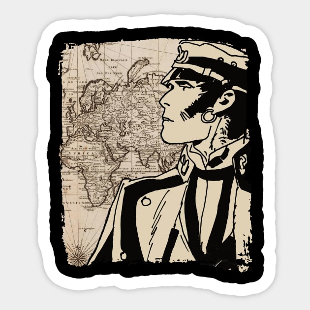 Corto Maltese Sticker by workshop71